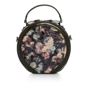 Alberta Olive Floral Bag Handbag Round Cross Body (Matches Beth Boots) by Ruby Shoo