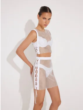 Alejandra White Skirt