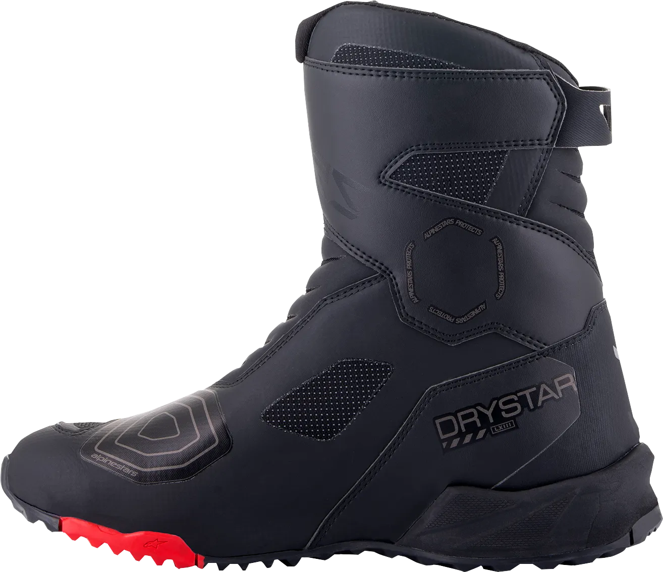 ALPINESTARS RT-7 Drystar Boots - Black/Red - US 7 / EU 39 2443023-13-39