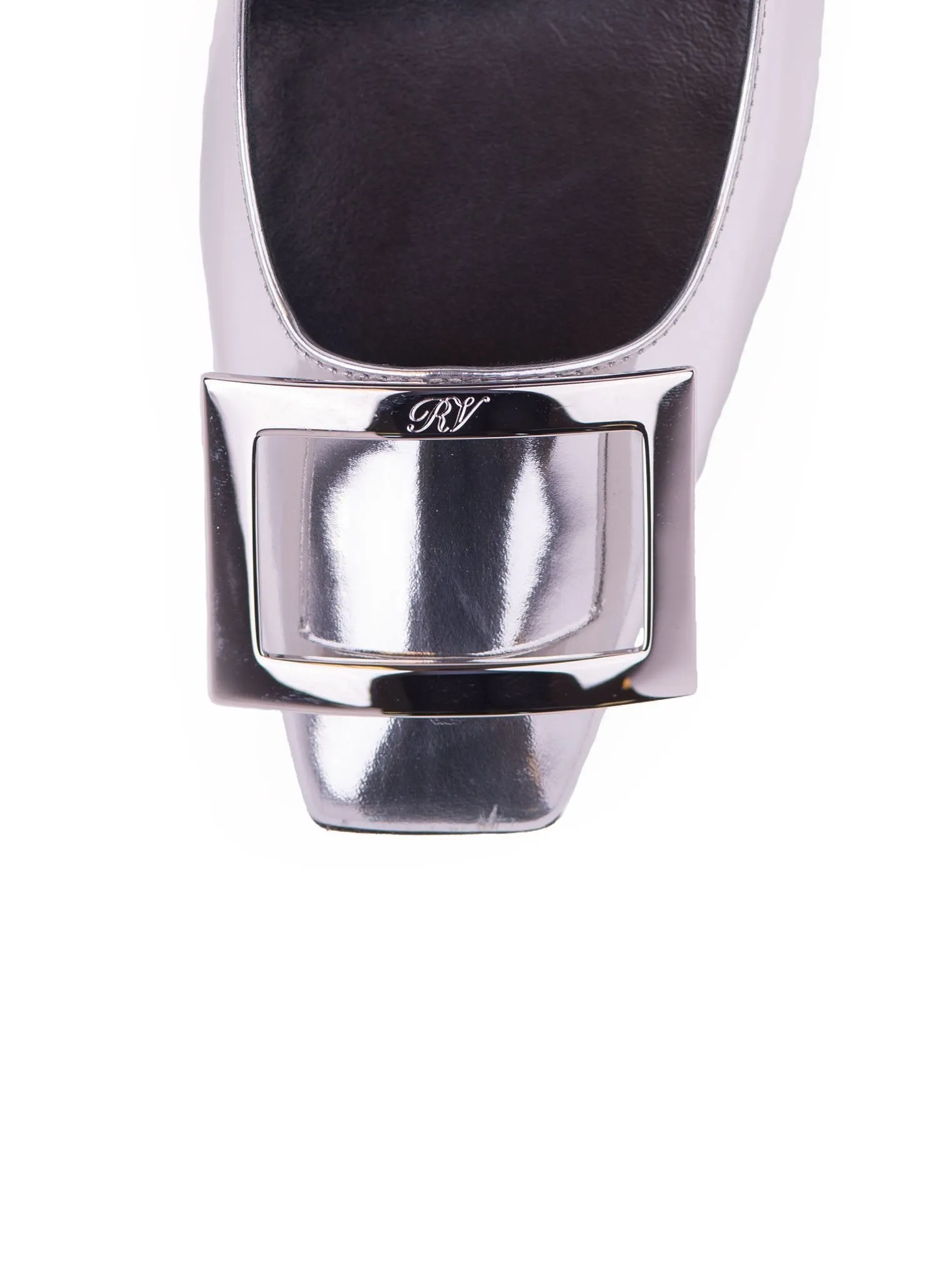 Belle Vivier Trompette Pump - Silver