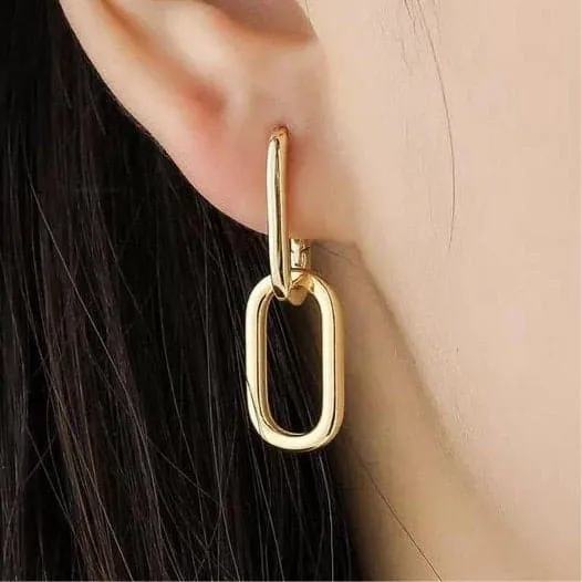 Chain  Minimalist Trendy Dangle Earrings
