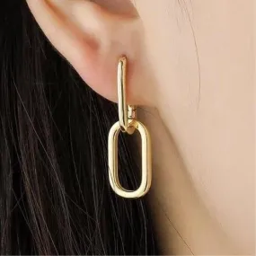 Chain  Minimalist Trendy Dangle Earrings
