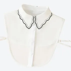 Chic Detachable Scallop Edge Collars