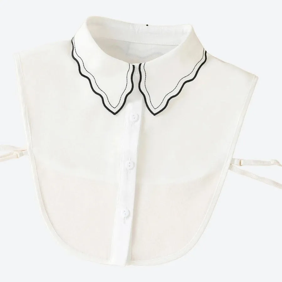 Chic Detachable Scallop Edge Collars