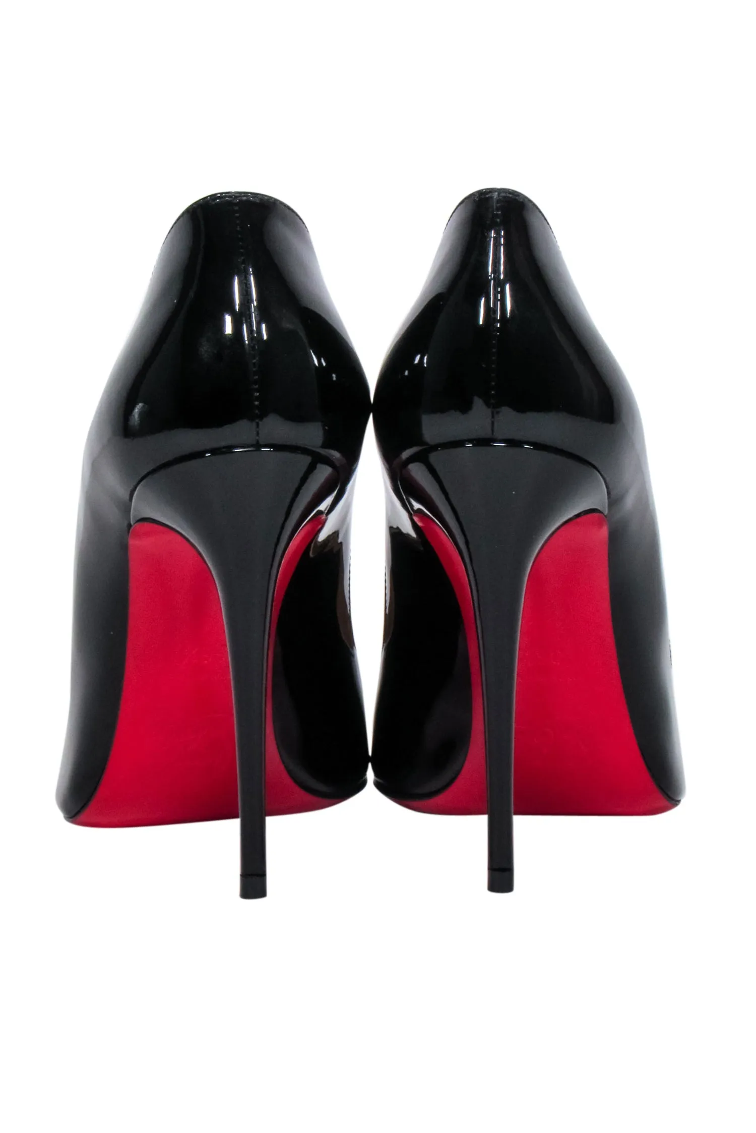 Christian Louboutin - Black Patent Leather “Hot Chick 100” Pumps Sz 6.5