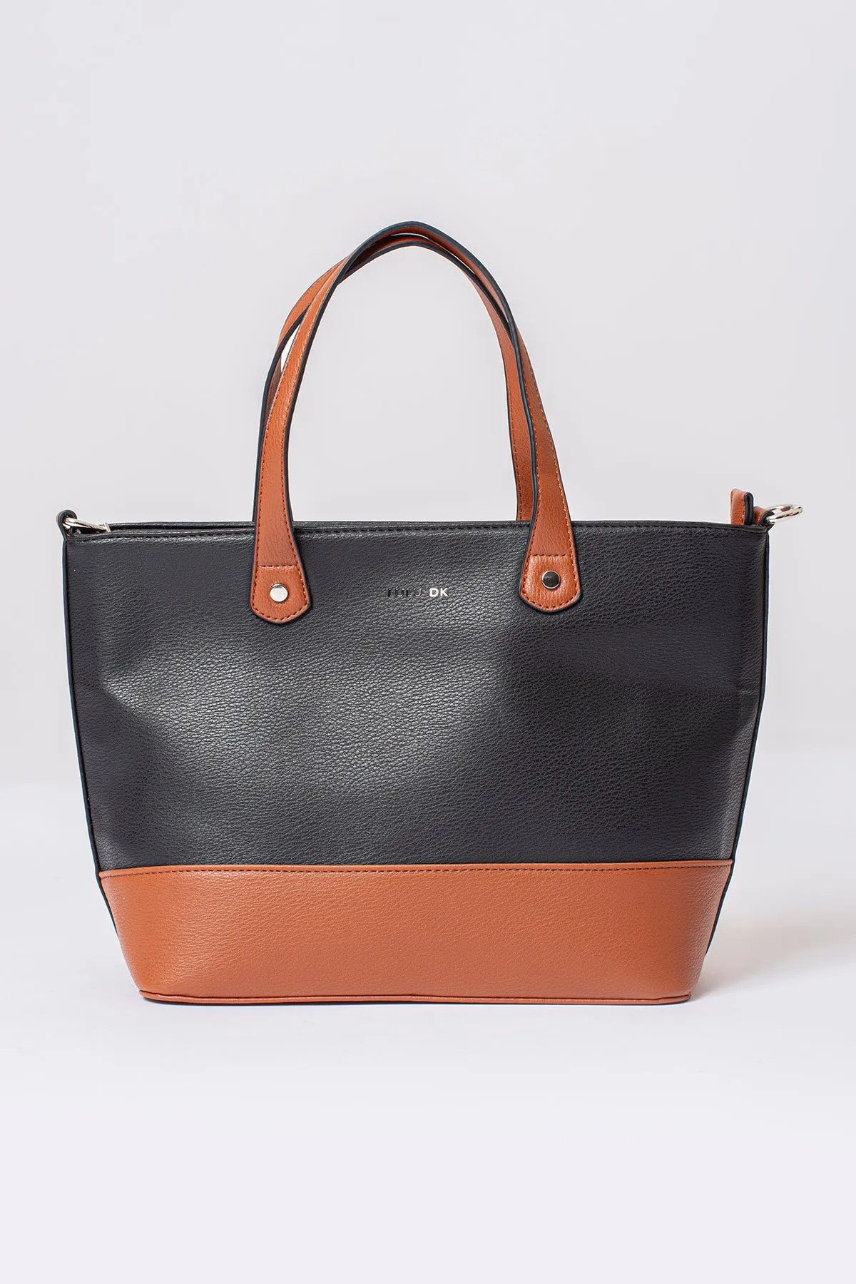 Contrast Colour Block Small Tote Bag