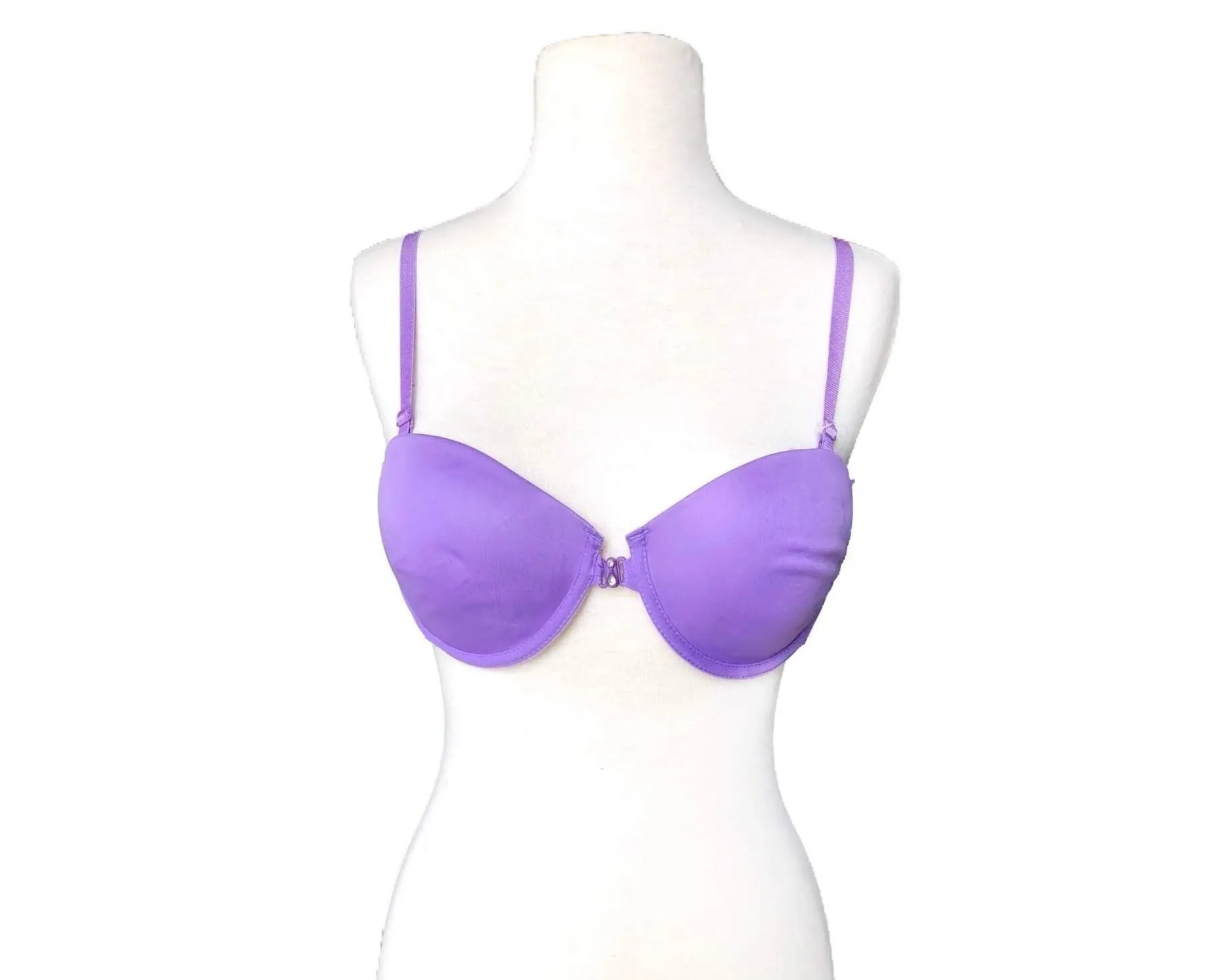 Convertible Front Close Bras with Rhinestones