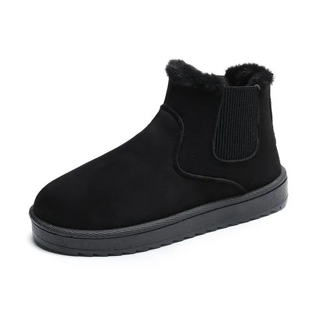 Dyavor Women Modern Orthopedic Plush Boots