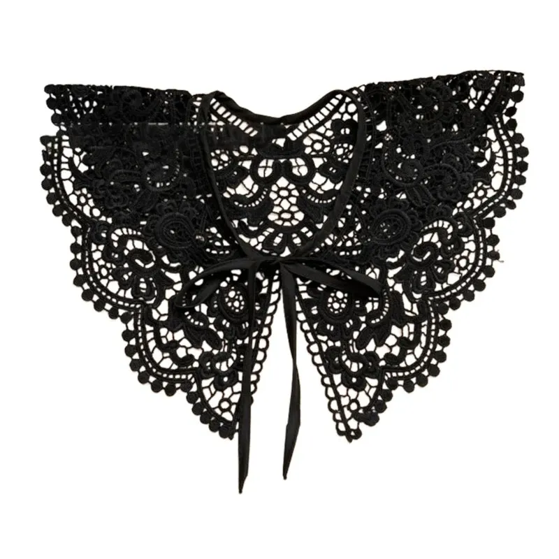 Embroider Lace Dickey Detachable Collar for Dress & Tops