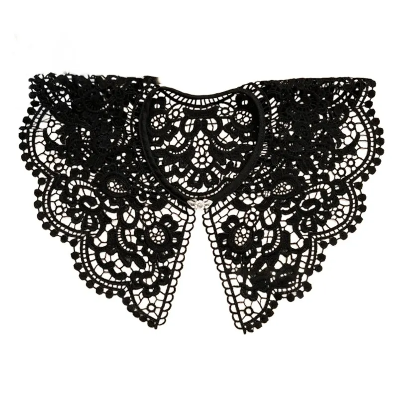 Embroider Lace Dickey Detachable Collar for Dress & Tops