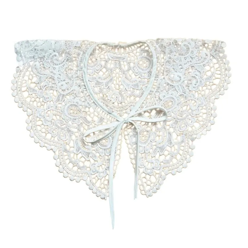 Embroider Lace Dickey Detachable Collar for Dress & Tops