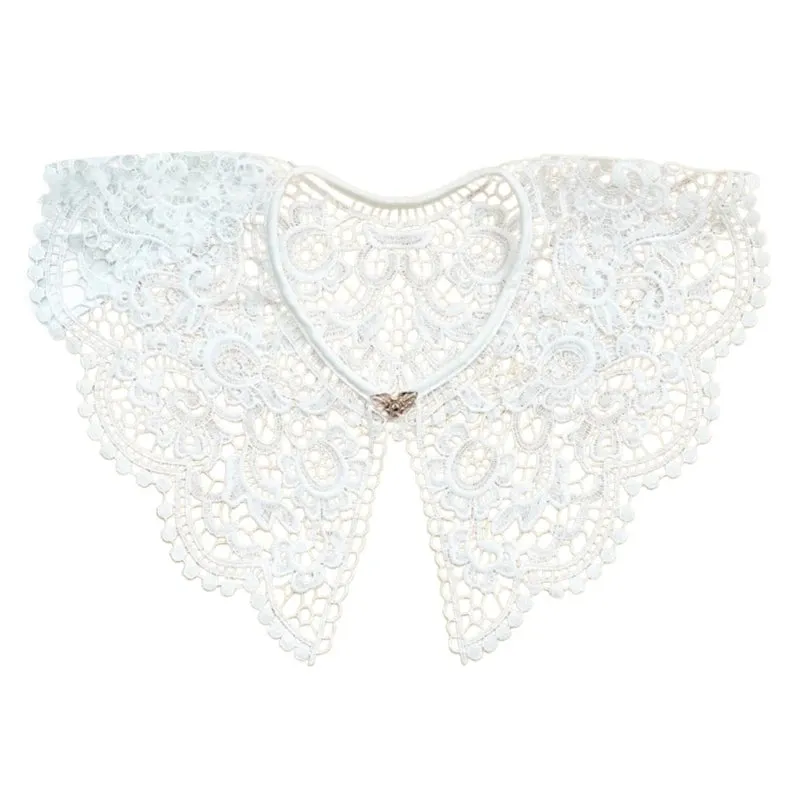 Embroider Lace Dickey Detachable Collar for Dress & Tops