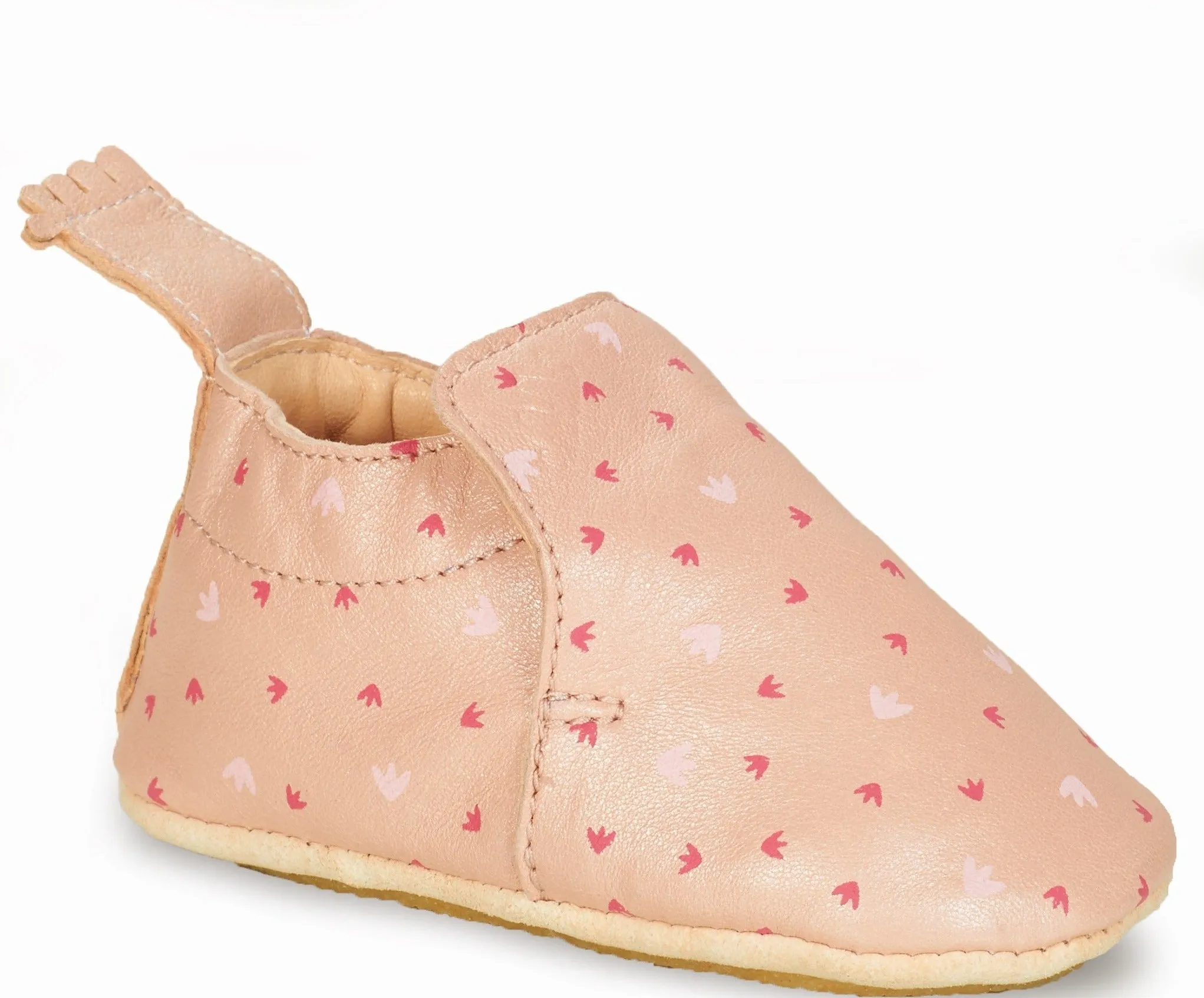 EZPZ easy peasy  blublu palmette rose chaussons cuir