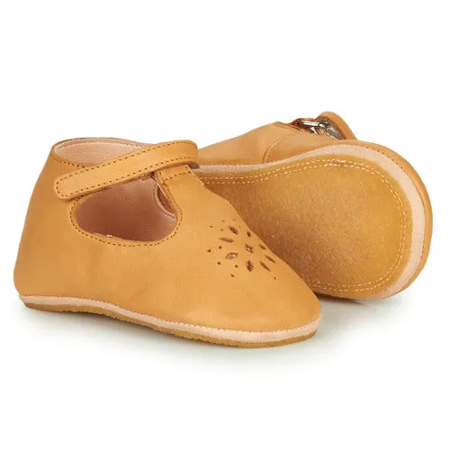 EZPZ Lillyp marron chaussons cuir ballerine