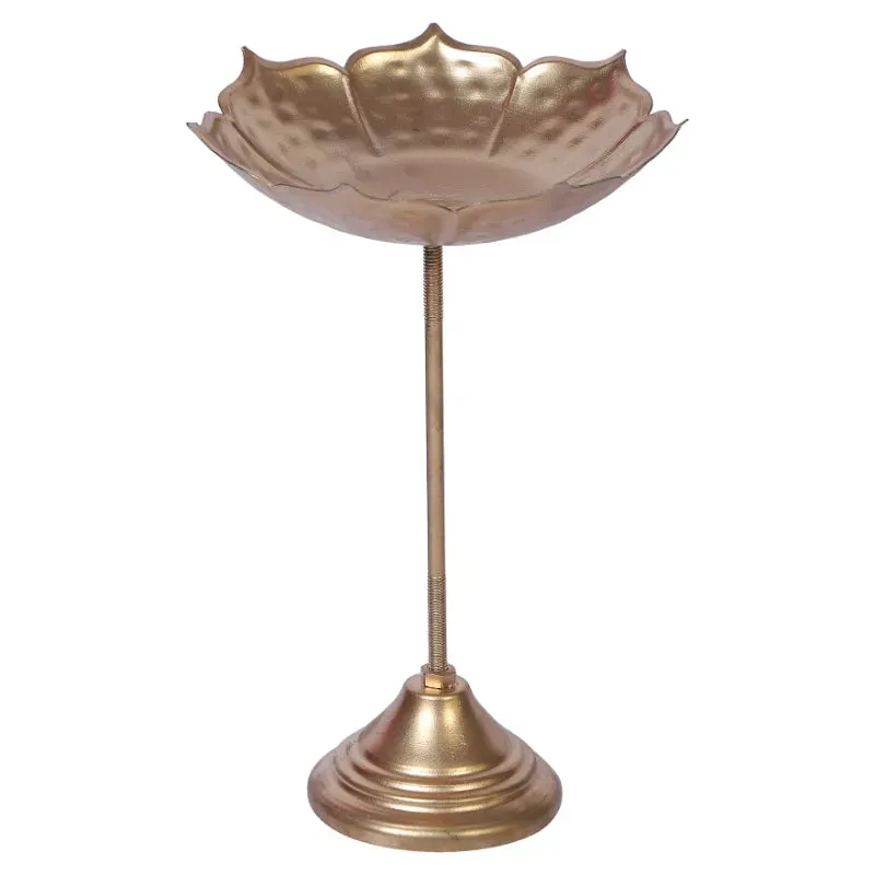 Gold Detachable Sunflower Urli Stand Set
