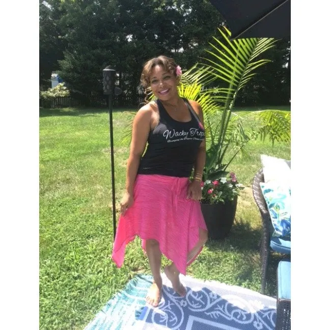 Hot Pink Convertible Top/Skirt/Cover-Up