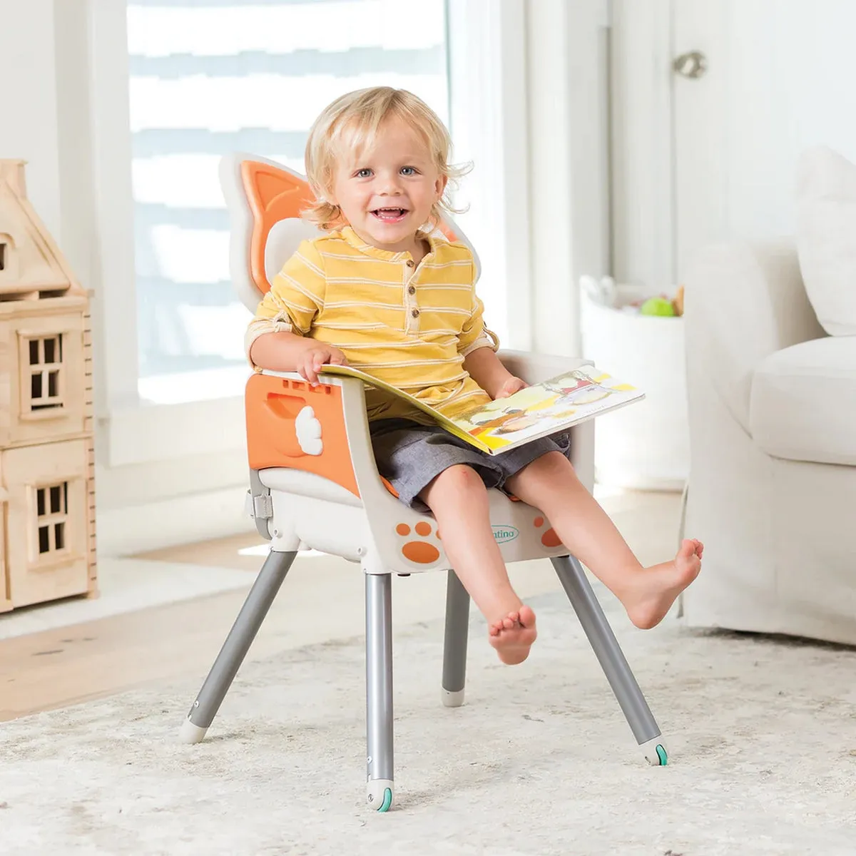 Infantino Grow-With-Me 4-in-1 Convertible Hight Chair Fox