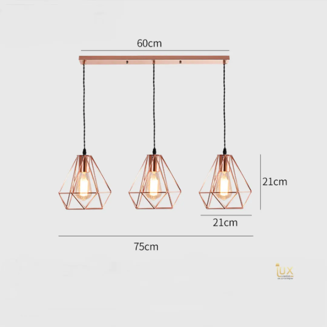 Klassisch - Rose Gold Pendant Light