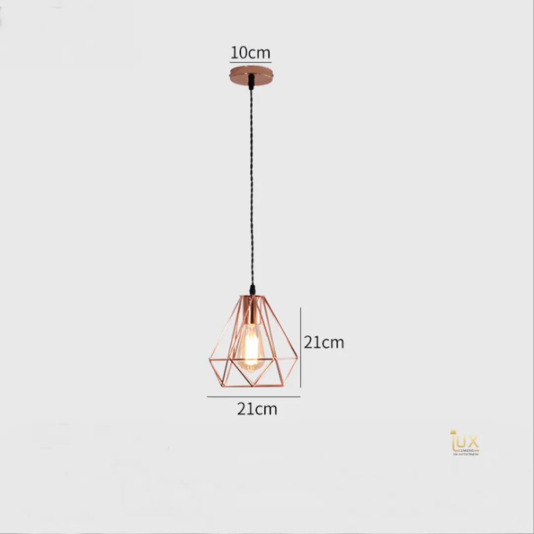 Klassisch - Rose Gold Pendant Light