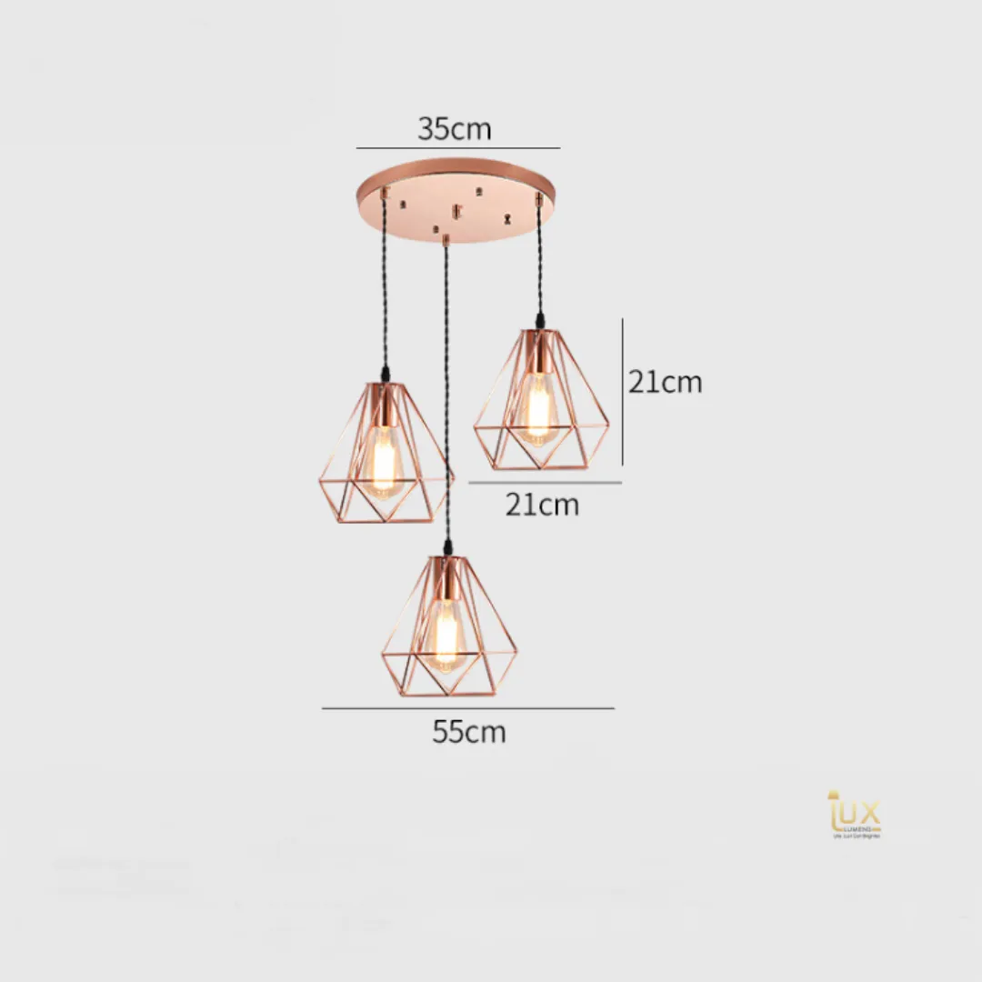 Klassisch - Rose Gold Pendant Light