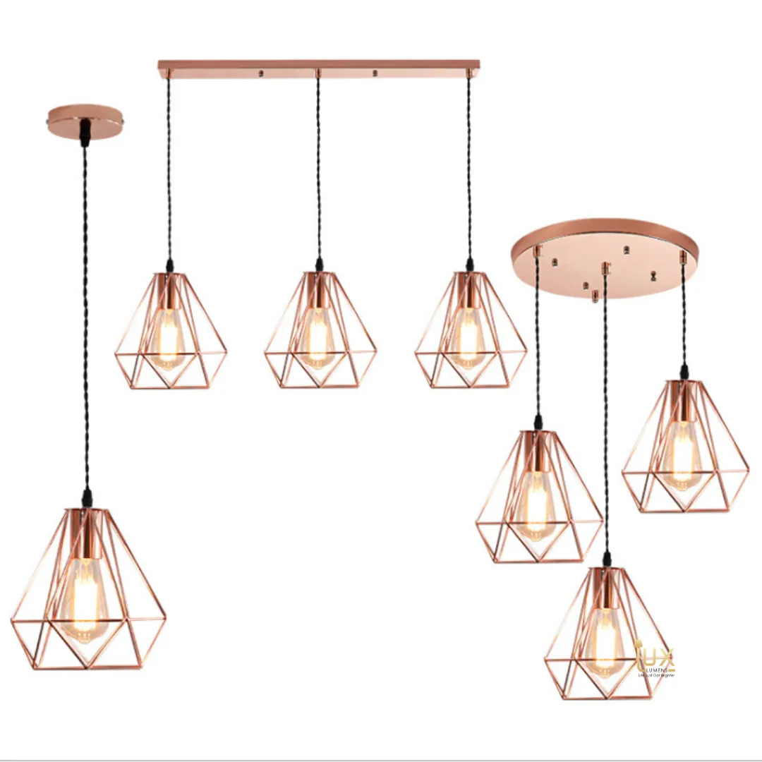 Klassisch - Rose Gold Pendant Light