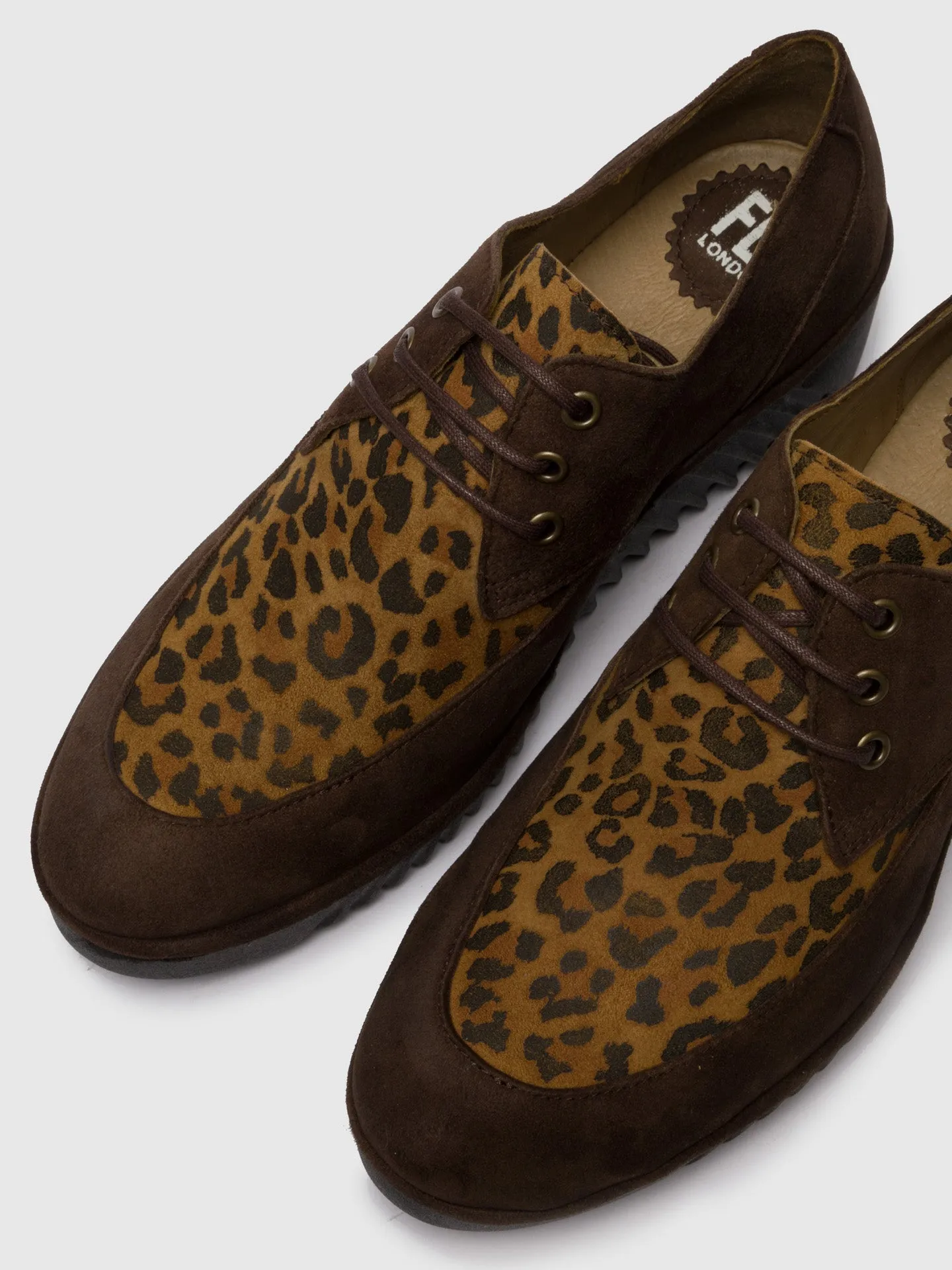 Lace-up Shoes LAEL230FLY SILKY/CHEETAH GROUND/TAN