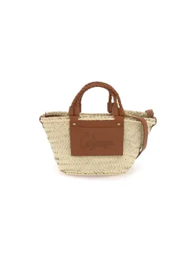 Libra Woven Raffia Tote