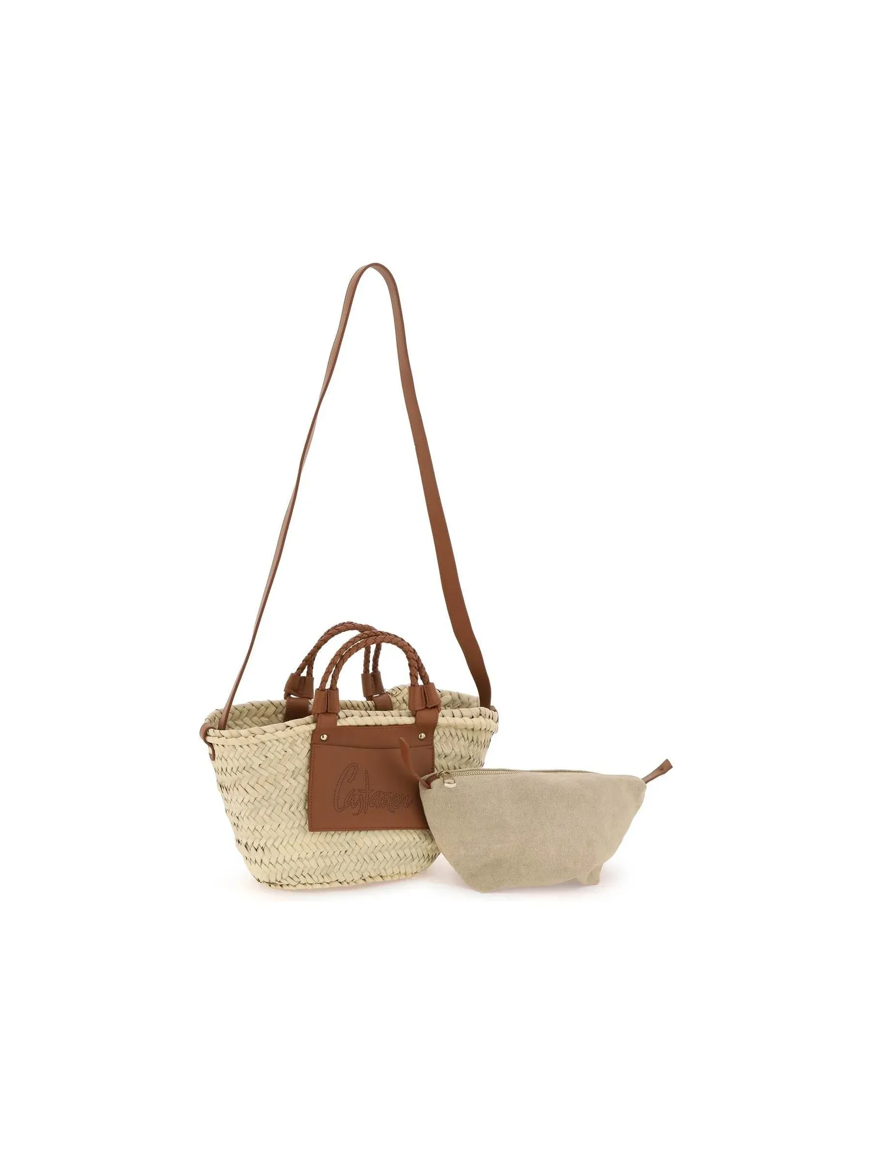 Libra Woven Raffia Tote