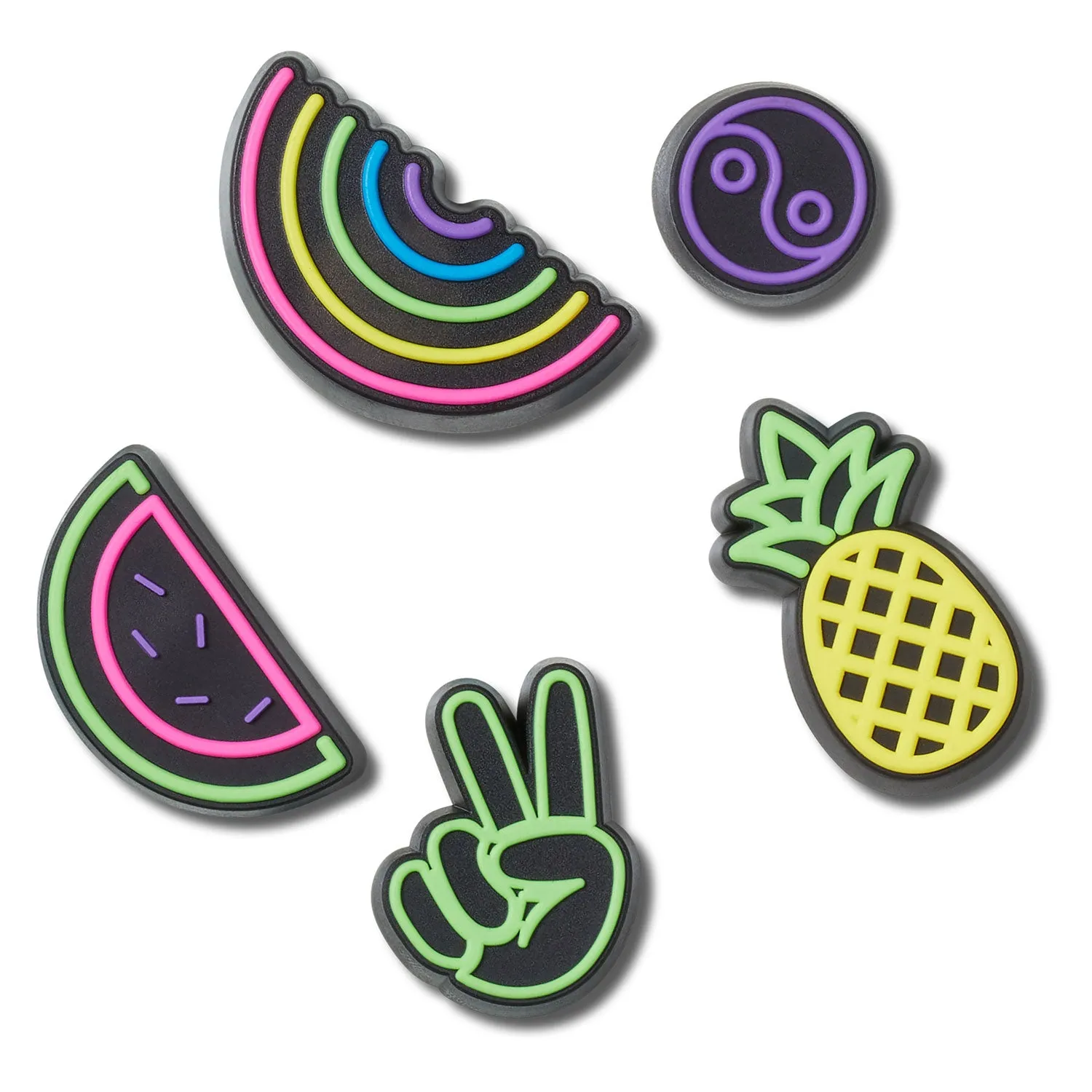 Light Up Fun 5 Jibbitz Pack