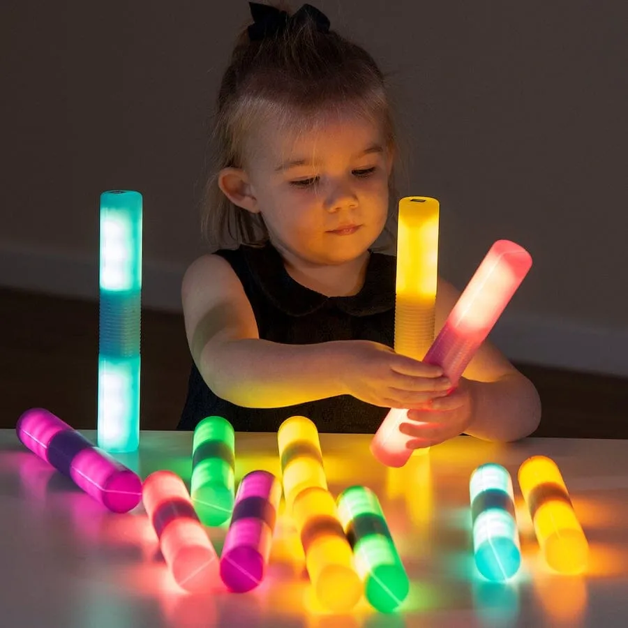 Light Up Glow Cylinders - Set of 12