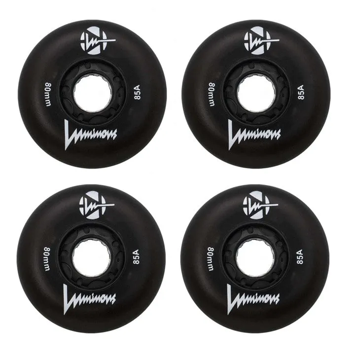 Luminous Light Up LED Inline Wheels 72mm 85A - 4 Pack