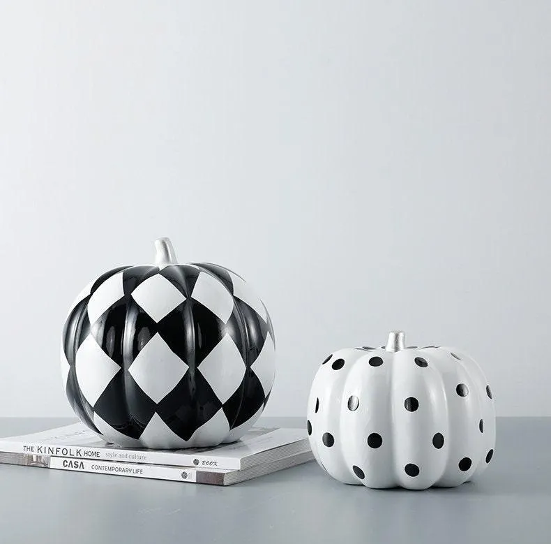 Luxury Ceramic Black and White Living Room Decor Modern Ornaments For Living Room