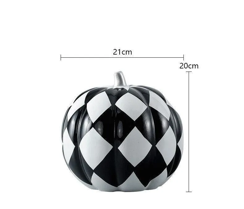 Luxury Ceramic Black and White Living Room Decor Modern Ornaments For Living Room