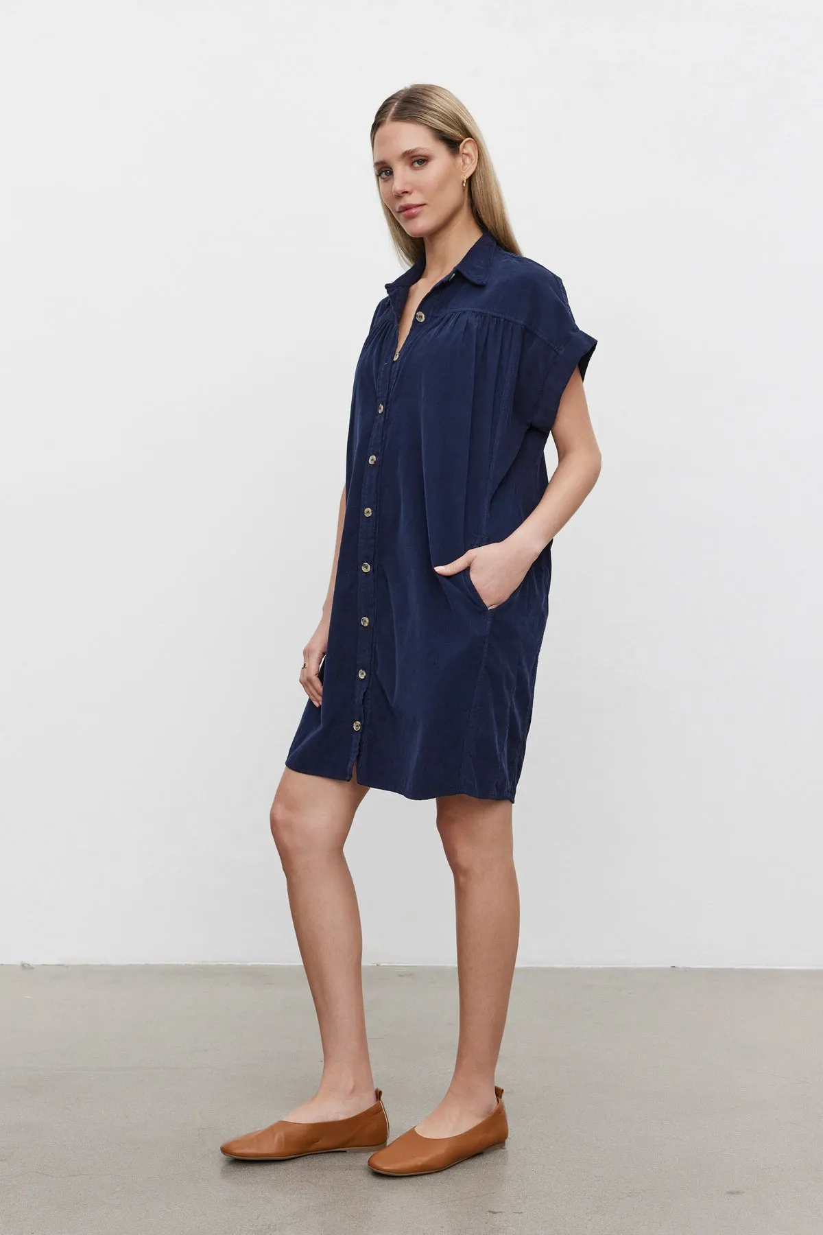MACIE CORDUROY DRESS