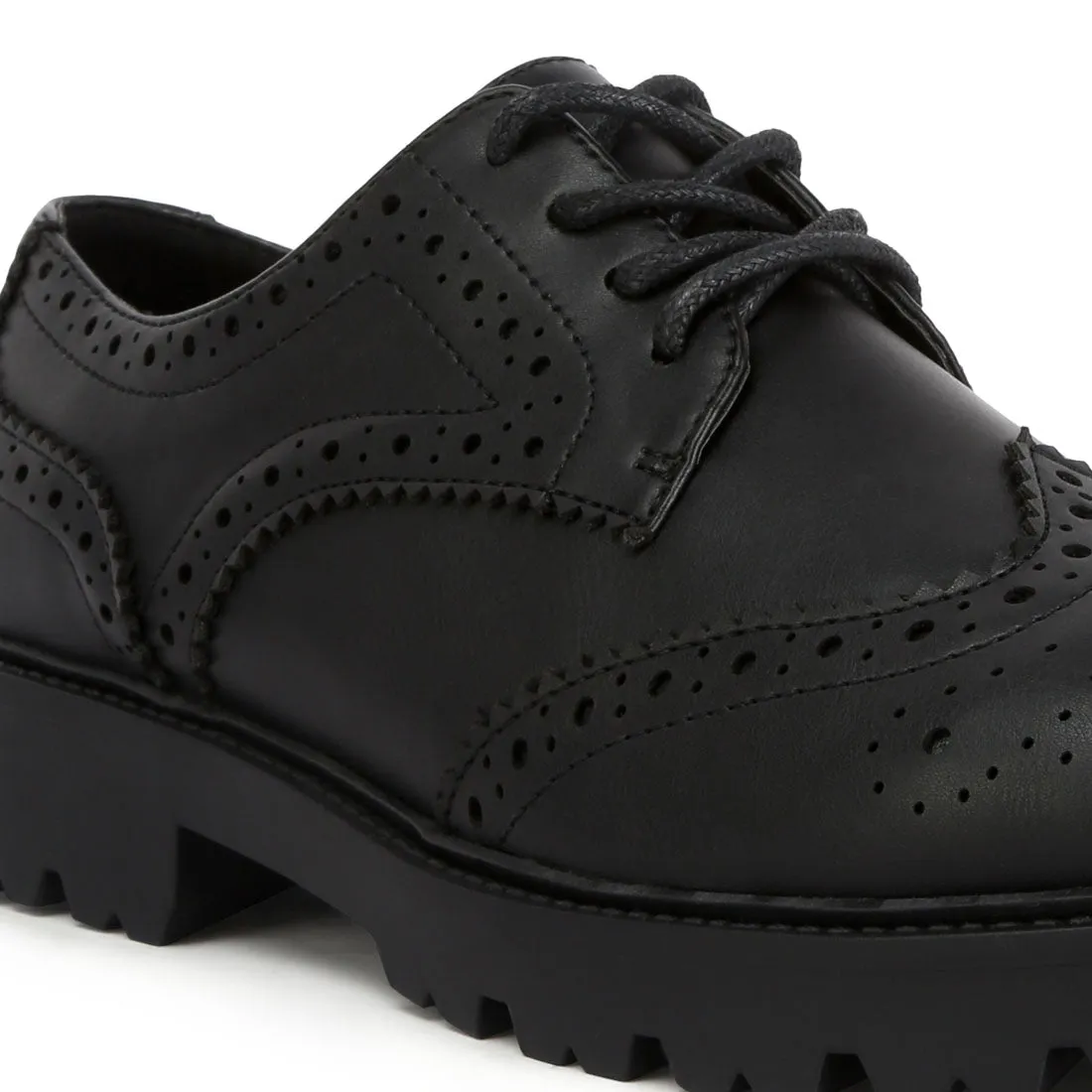 Milou Lug Sole Derby Shoes