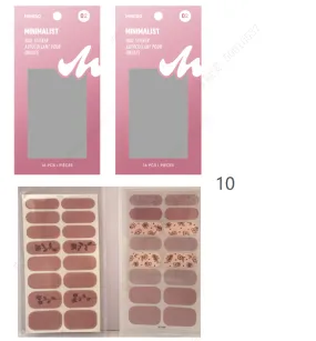 Minimalist 16 pcs Full Wrap Nail Stickers(10)