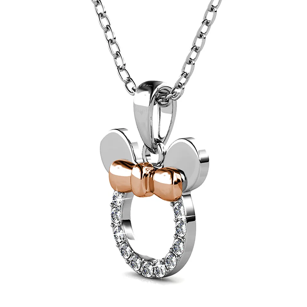 Minnie Mouse Necklace Embellished With SWAROVSKI Crystals