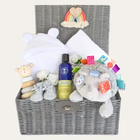 New Baby Sweet Sensory Hedgehog & Bear Baby Gifts Hamper