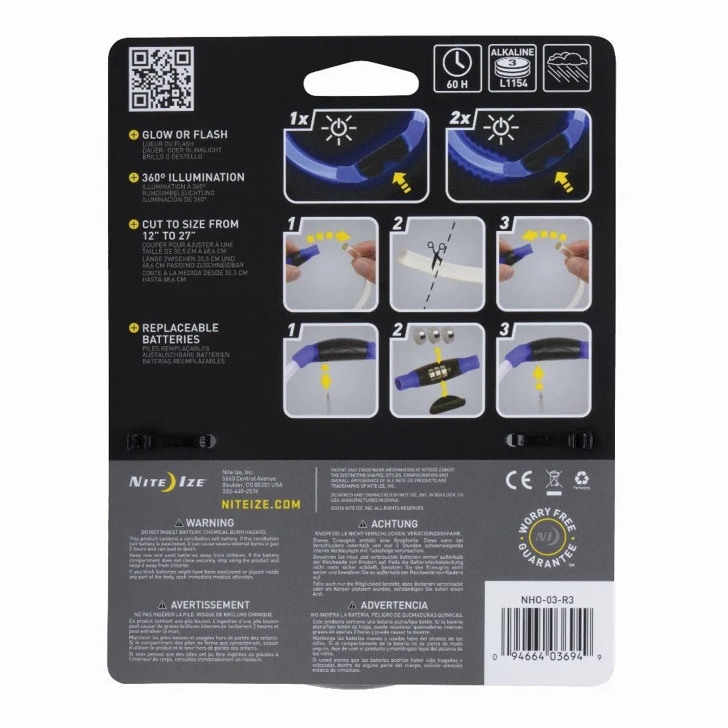 Nite Ize Nite Howl LED Safety Necklace Blue