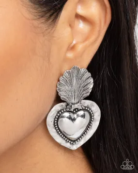 Paparazzi Earring ~ Mythical Moment - Silver