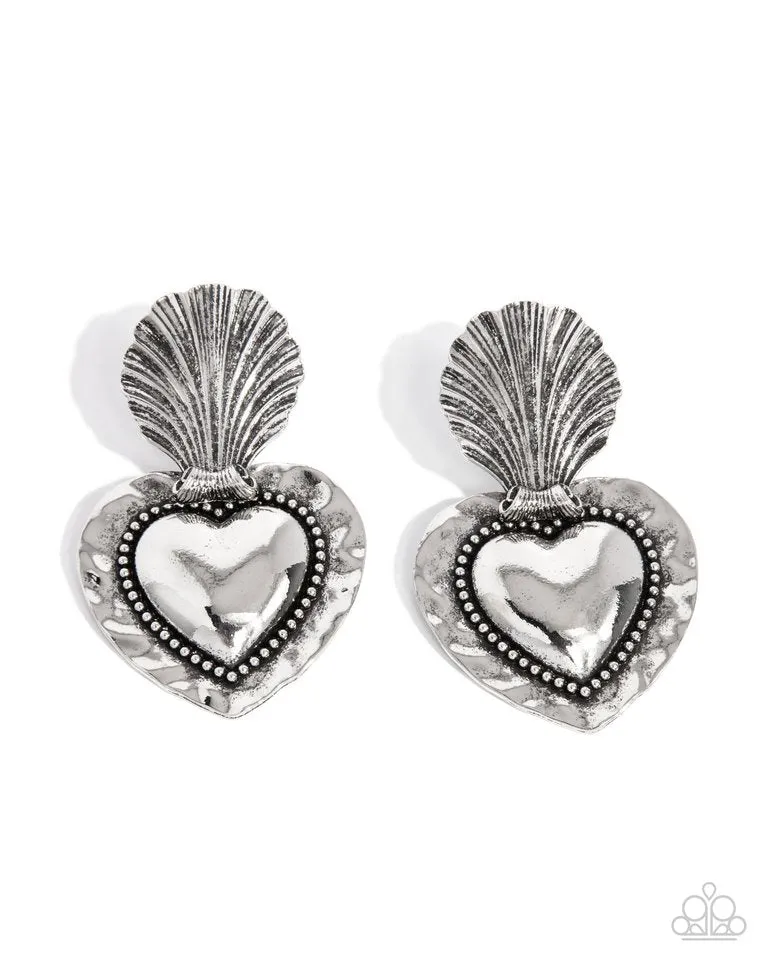 Paparazzi Earring ~ Mythical Moment - Silver