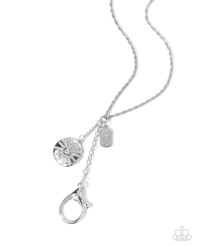Paparazzi Necklace ~ Embellished Effort - White