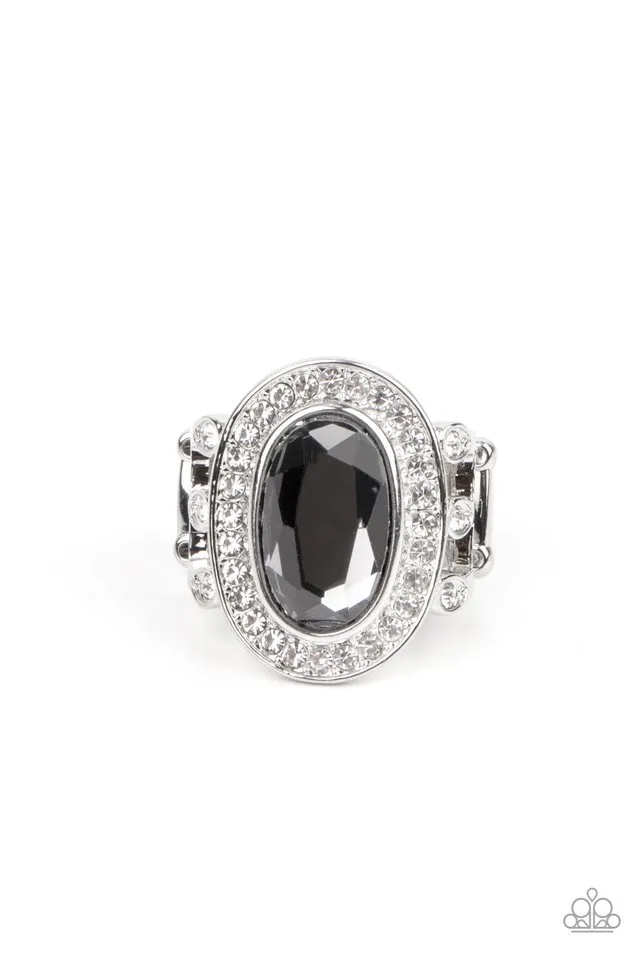 Paparazzi Ring ~ Always OVAL-achieving - Silver
