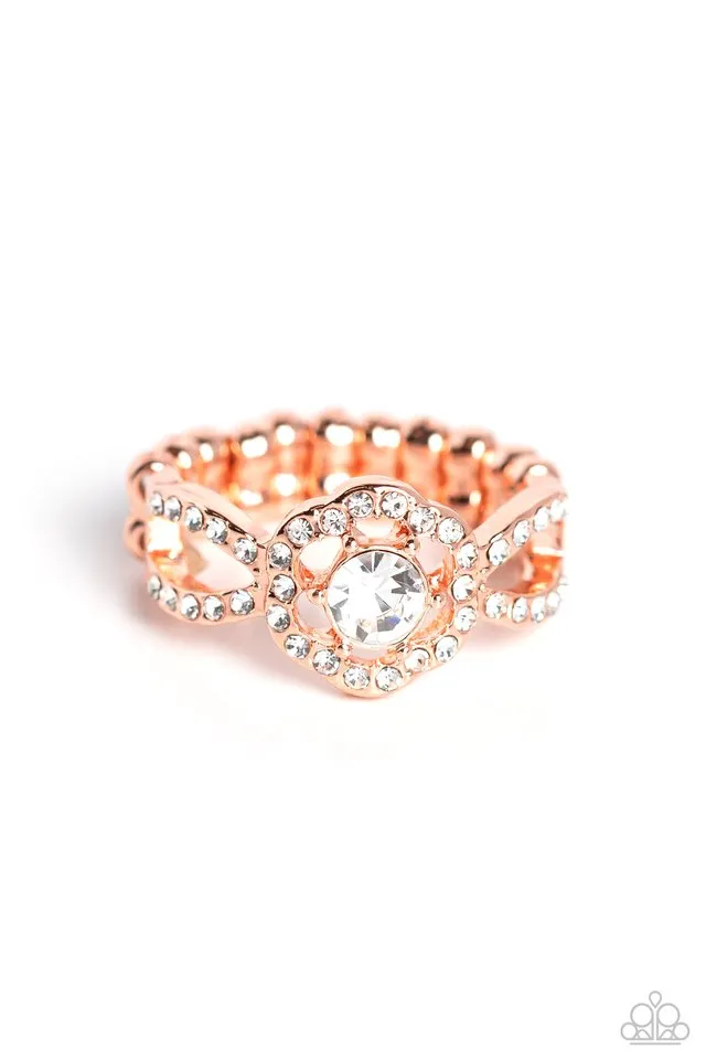 Paparazzi Ring ~ Will FLOWER - Copper