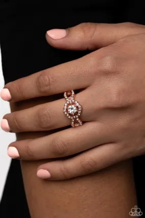 Paparazzi Ring ~ Will FLOWER - Copper