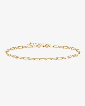 Paperclip Anklet