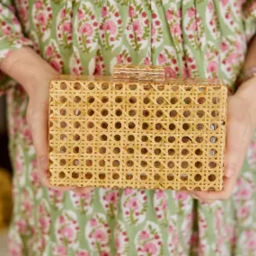 Rattan Box Clutch