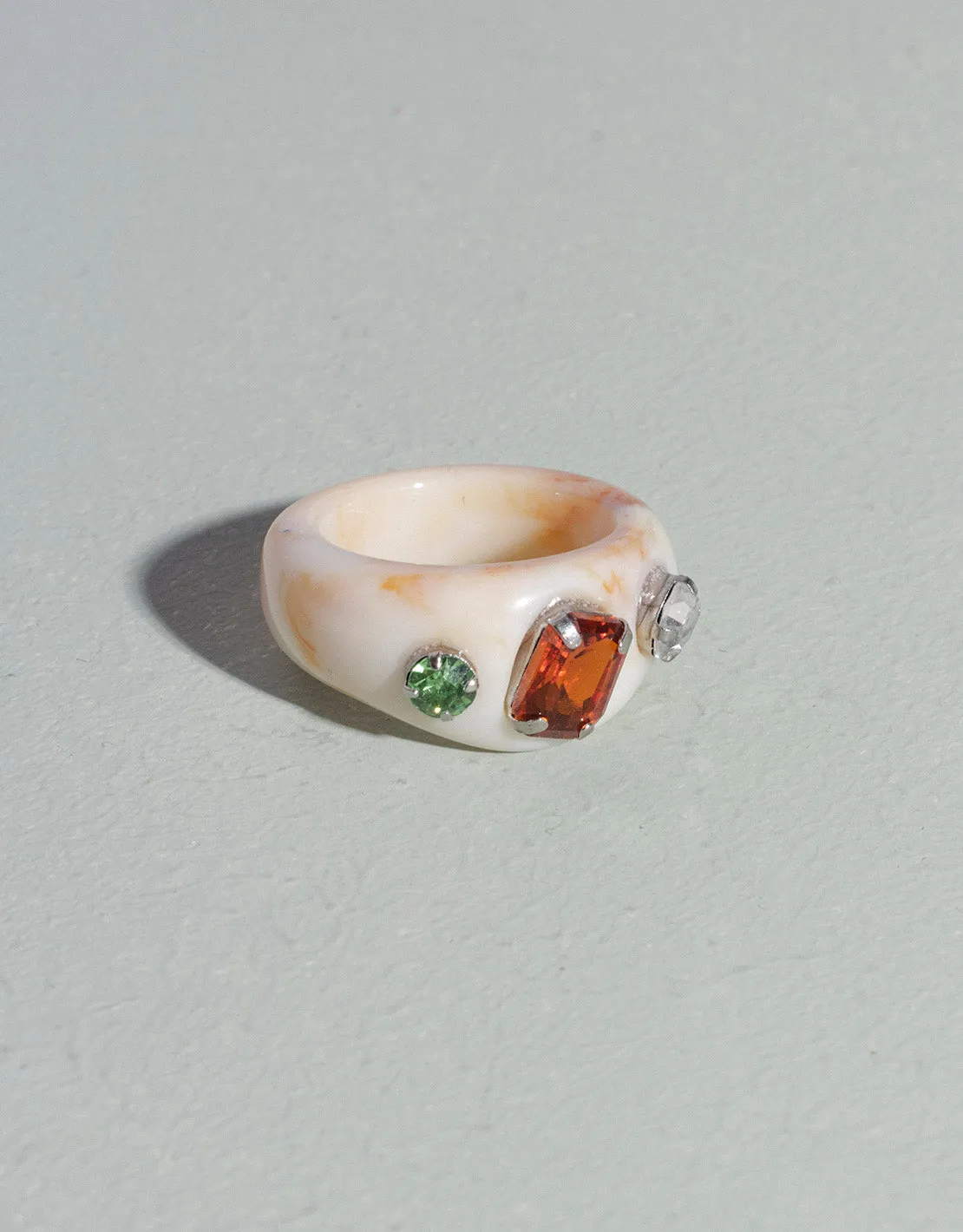 Rhinestone fun ring