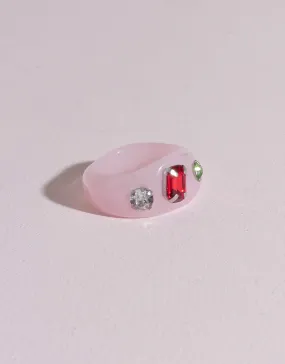 Rhinestone fun ring