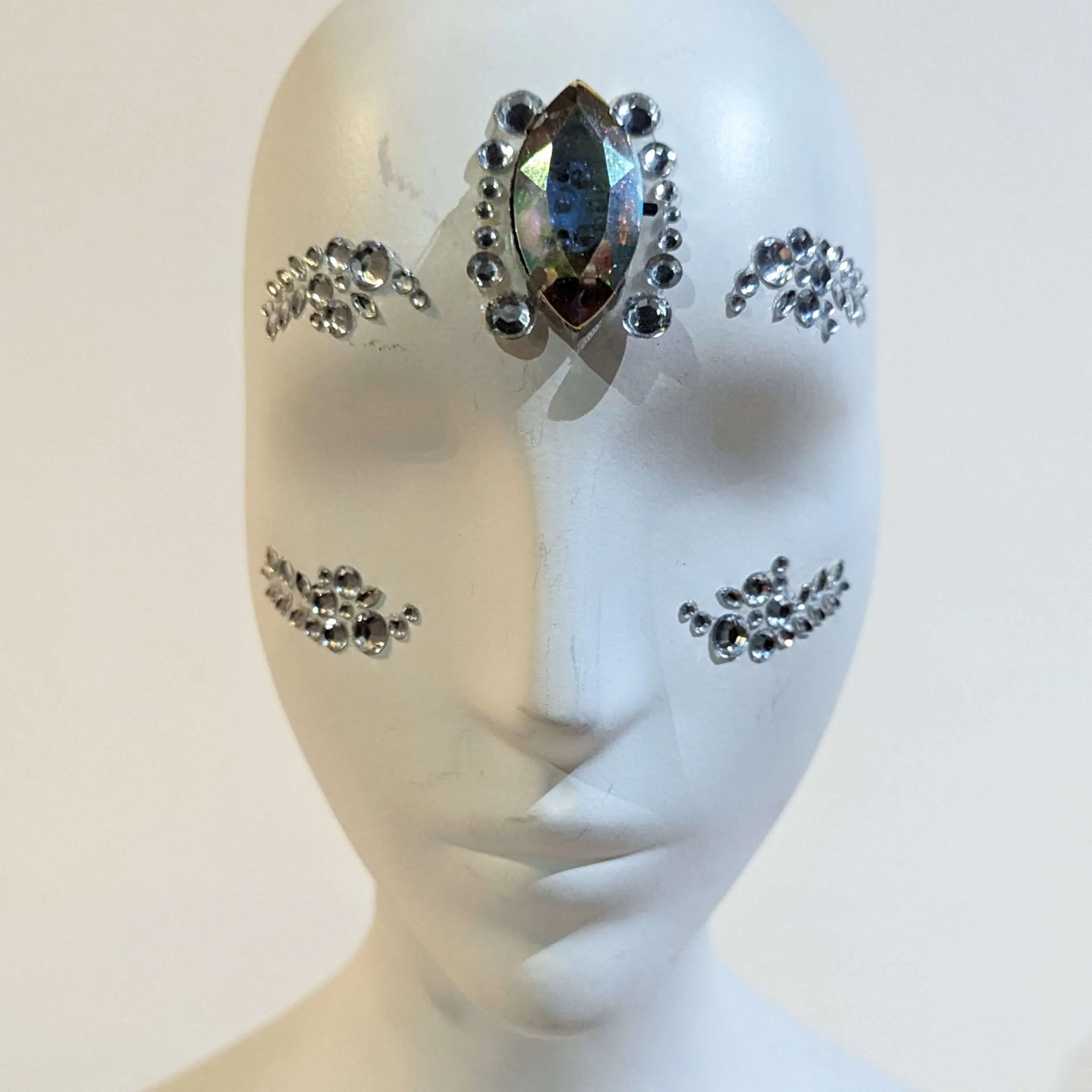 Rhinestone: LED Face Sticker Gems